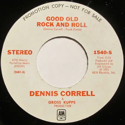 Denny Correll - Good Old Rock And Roll