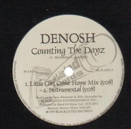 Denosh - Counting The Days