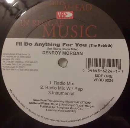 Denroy Morgan - I'll Do Anything For You (The Rebirth)