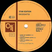 Double LP - Deodato - Star Edition - Gatefold