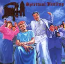 LP - Death - Spiritual Healing - Blue w/ White Butterfly Wings And Neon Pink Vinyl