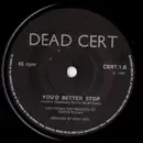 7inch Vinyl Single - Dead Cert - Time Bomb