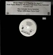 12inch Vinyl Single - Dead Prez - U R Ripping Us Apart!!!