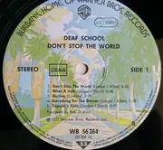 LP - Deaf School - Don't Stop The World - Insert