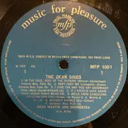 LP - Dean Martin - The Dean Sings