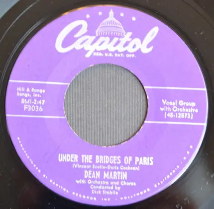 Dean Martin - Under The Bridges Of Paris