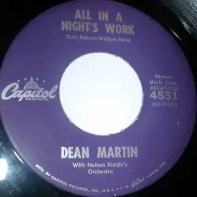 Dean Martin - All In A Night's Work