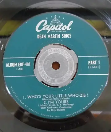 Dean Martin - Dean Martin Sings