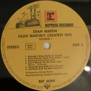 LP - Dean Martin - Dean Martin's Greatest Hits! Volume 1