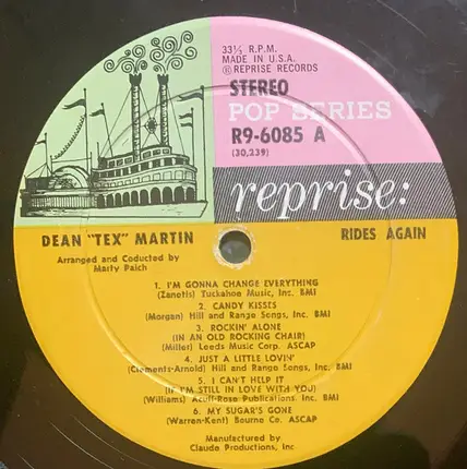 Dean Martin - Dean 'Tex' Martin Rides Again