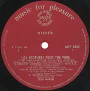 LP - Dean Martin - Hey Brother! Pour The Wine