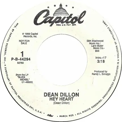 Dean Dillon - Hey Heart