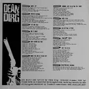 LP - Dean Dirg - Dean Dirg - Insert