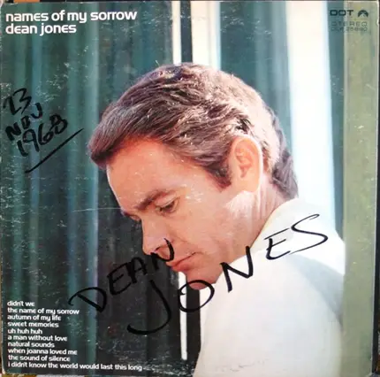 Dean Jones - Names Of My Sorrow
