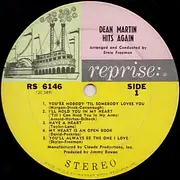 LP - Dean Martin - Dean Martin Hits Again