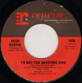 Dean Martin - I'm Not The Marrying Kind