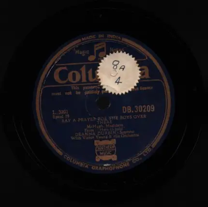 Deanna Durbin - God Bless America / Say A Prayer For The Boys Over There