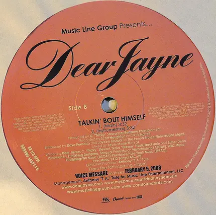 Dear Jayne - Rain / Talkin' Bout Himself
