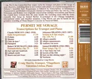 CD - Debussy / Schumann / Brahms / Barber - Permit Me Voyage - Transcriptions for Trumpet