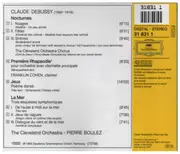 Double CD - Debussy - La Mer • Nocturnes • Jeux • Rhapsodie Pour Clarinette Et Orchestre