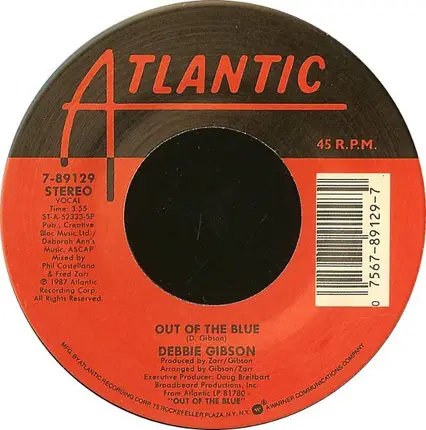 Debbie Gibson - Out of the Blue