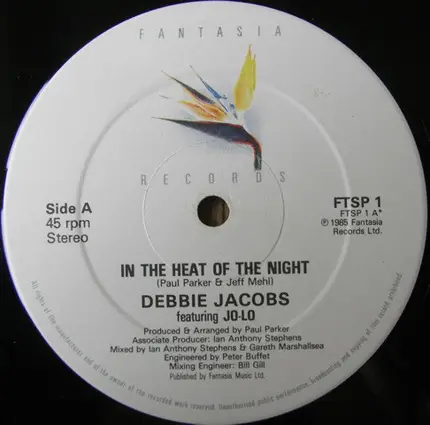 Debbie Jacobs Featuring Jolo / Marianna - In The Heat Of The Night / The Big Hurt (Remix)
