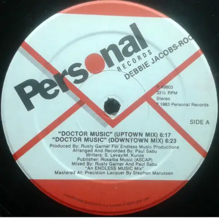 Debbie Jacobs-Rock - Doctor Music