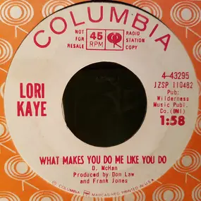 Debbie Lori Kaye - What Makes You Do Me Like You Do