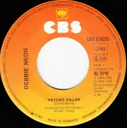 7inch Vinyl Single - Debbie Neon - Psycho Killer
