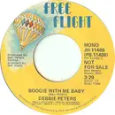 7inch Vinyl Single - Debbie Peters - Boogie With Me Baby