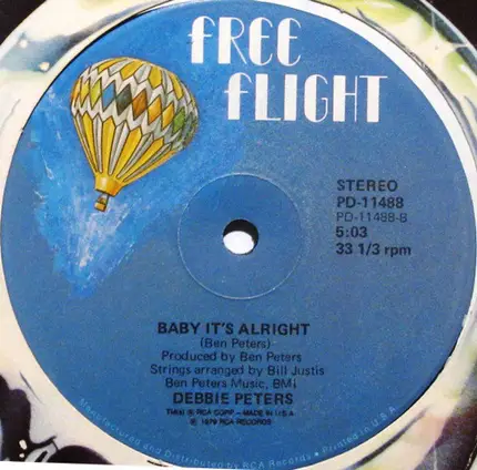 Debbie Peters - Boogie With Me Baby / Baby It's Alright