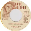 7inch Vinyl Single - Debbie Peters - Boogie With Me Baby - Gold vinyl