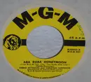 7inch Vinyl Single - Debbie Reynolds And Carleton Carpenter With MGM Studio Orchestra - Aba Daba Honeymoon / Row, Row, Row
