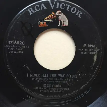 Debbie Reynolds / Eddie Fisher - Lullaby In Blue / I Never Felt This Way Before