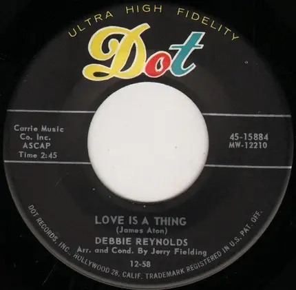 Debbie Reynolds - The Aba Daba Honeymoon / Love Is A Thing