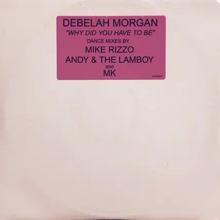 Debelah Morgan - Why Did You Have To Be