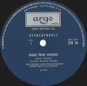 LP - Deben Bhattacharya - Ragas From Benares - Blue Labels