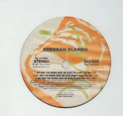 Deborah Blando - Boy (Why You Wanna Make Me Blue)