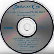 CD Single - Deborah Cox - Nobody's Supposed To Be Here (The Dance Mixes)