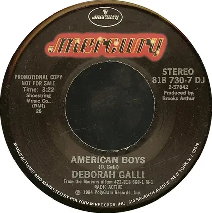 Deborah Galli - American Boys