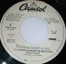 7inch Vinyl Single - Deborah Sasson & MCL (Micro Chip League) - (Carmen) Danger In Her Eyes (Radio Version)
