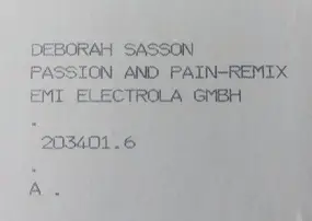 Deborah Sasson - Passion And Pain (Remix)