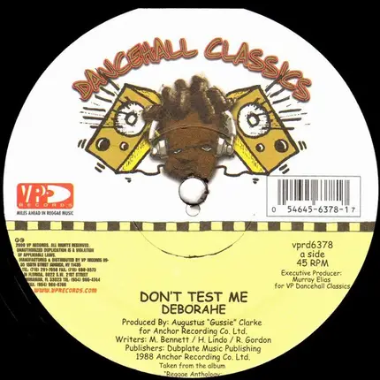 Deborahe Glasgow - Don't Test Me