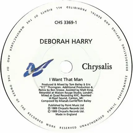 Deborah Harry - I Want That Man