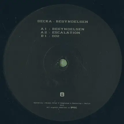 Decka - Begyndelsen