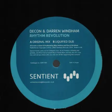 Decon & Darryl Windham - RHYTHM REVOLUTION