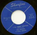 7inch Vinyl Single - Dee Brown & Lola Grant - We Belong Together / You Need Loving