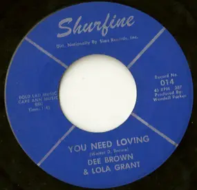 Dee Brown & Lola Grant - We Belong Together / You Need Loving