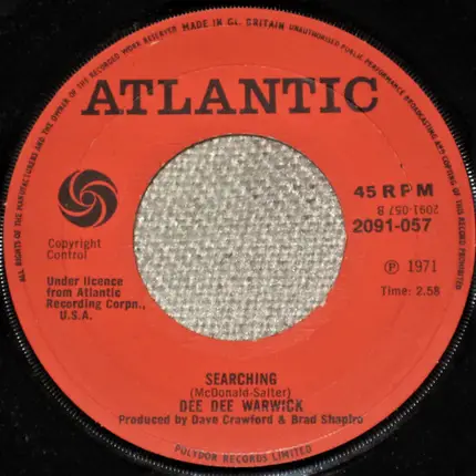 Dee Dee Warwick - Cold Night In Georgia