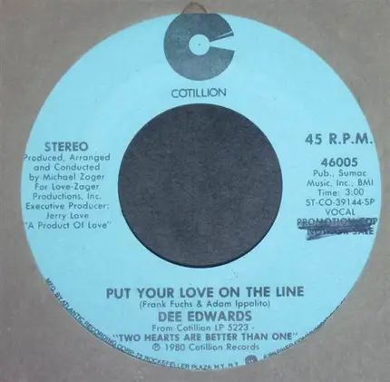 Dee Edwards - Put Your Love On The Line